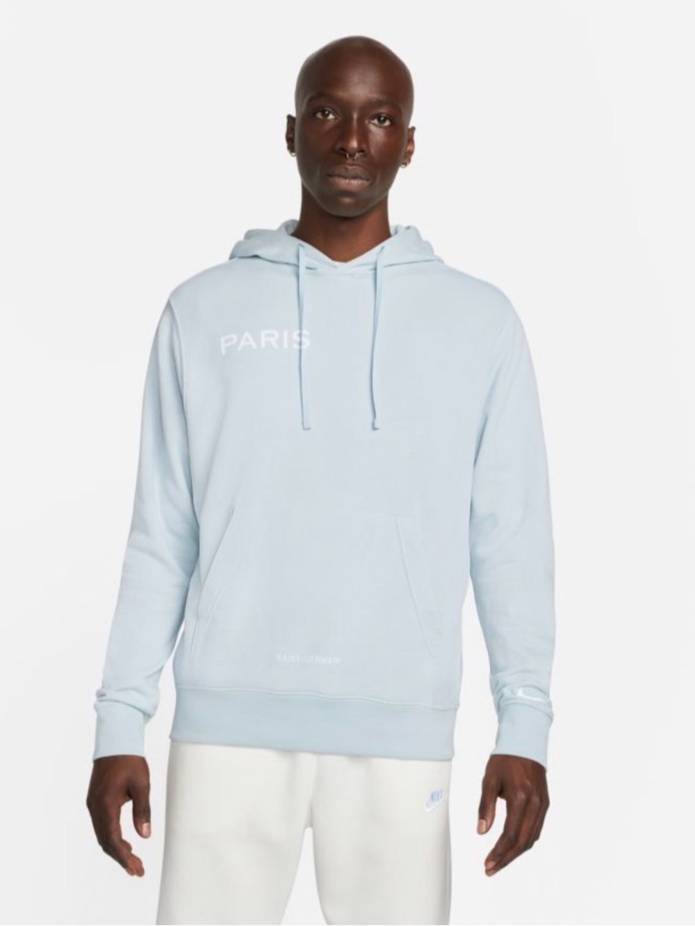 Nike PARIS Light Blue Hoodie Sweatshirt